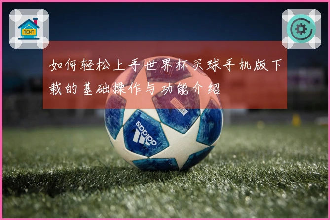 如何轻松上手世界杯买球手机版下载的基础操作与功能介绍